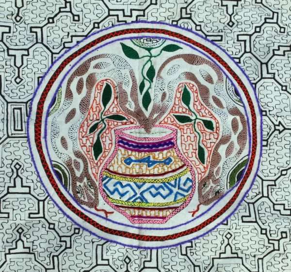 Duality Pattern Shipibo Embroidery